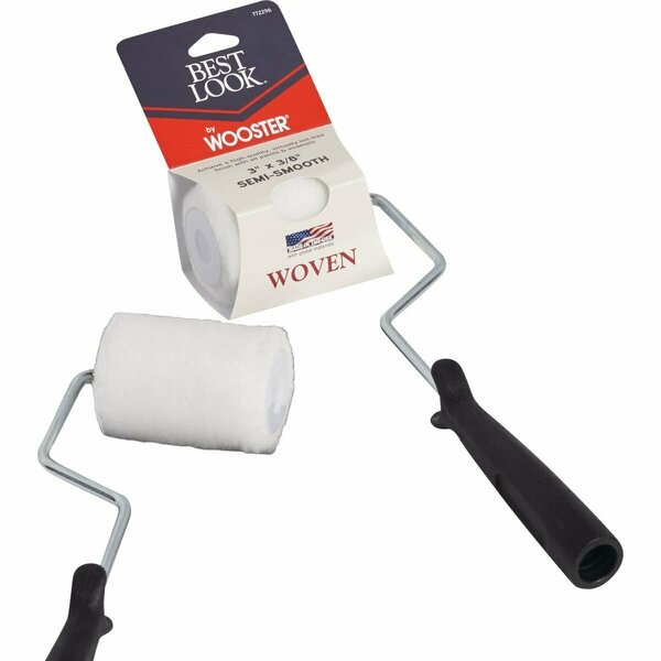 Best Look By Wooster 3 In. x 3/8 In. Woven Paint Trim Roller DR435-3